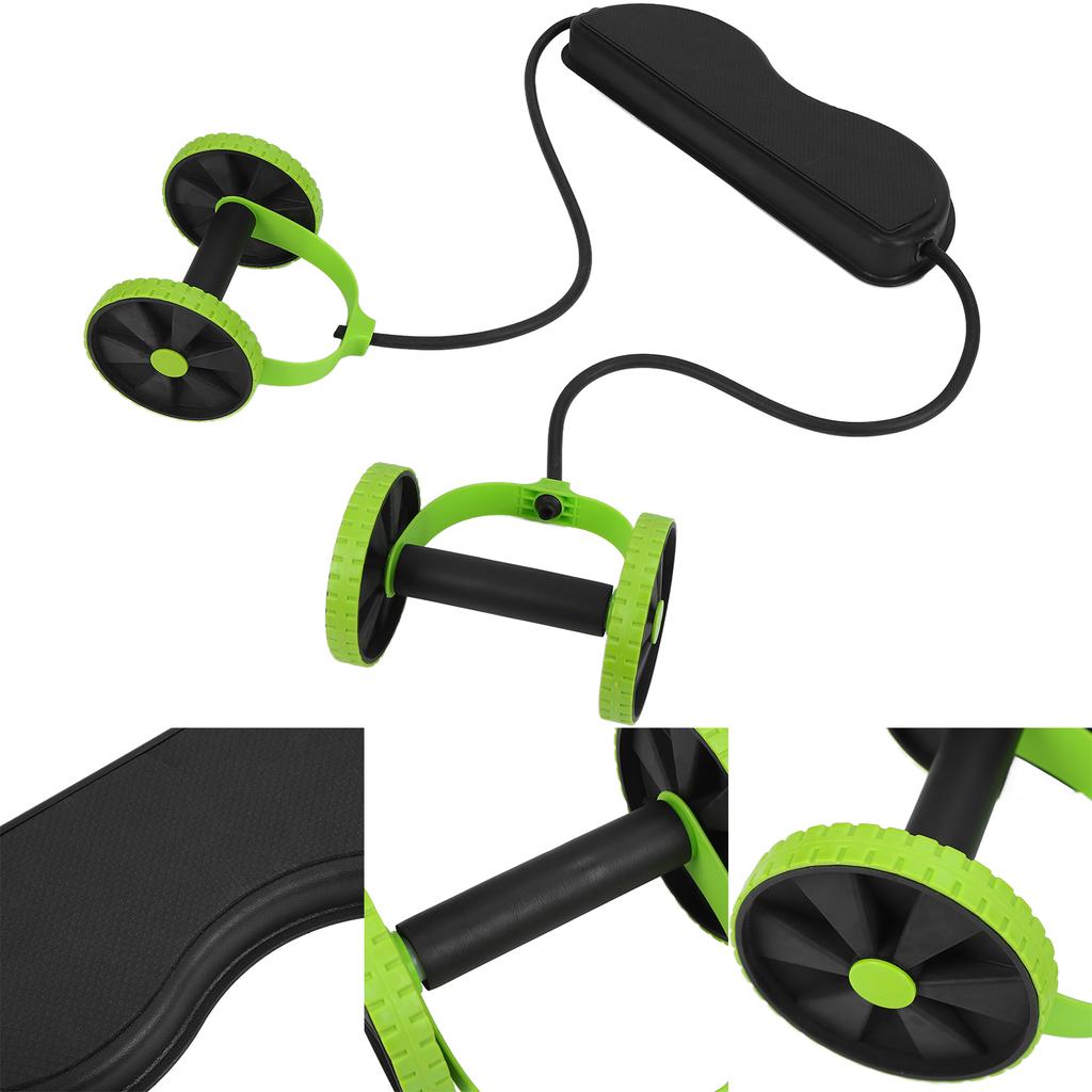 Multifunktionale Bauchmuskelräder Ab Muskel Trainingsroller Räder Zugseile Fitness Trainingsgerät