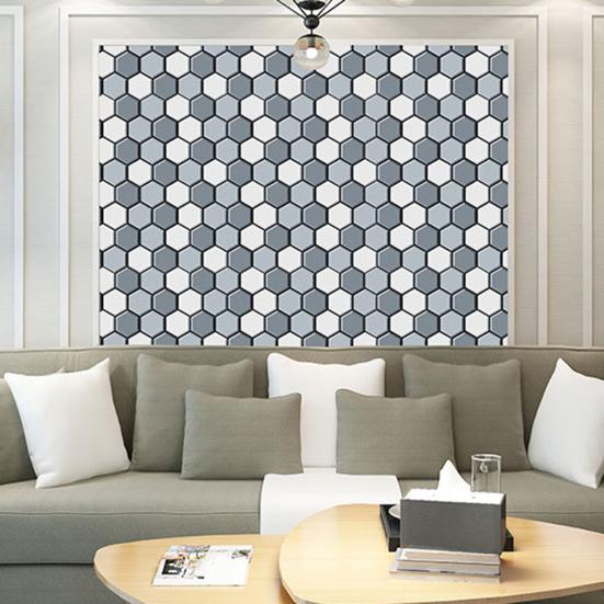 

5шт наклейка на стену шестиугольная форма самоклеящийся ПВХ гостиная обои