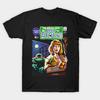 Men Black Print T-shirt Sewer Thing No-Cut Transfer Paper Print Cotton Tshirt