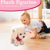 Interactive Walking Plush Puppy Toy Dog, Remote Control Electronic Robot Dog Realistic Wagging Tail, Grooming Set, Gift Toy For Girls & Boys