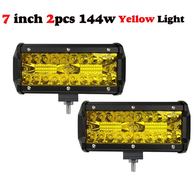 7 Inch 120W Combo Led Light Bars Spot Flood Beam 4x4 Spot 12V 24V 4WD Barra LED Headlight For Auto Boats SUV ATV ILight.