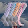 Thermal Ski Socks Women Winter Thickened Warm Socks Breathable Cotton Stretchy Sports Socks for Skiing Snowboarding