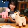 Plüschpferd-Puppe mit Buchstabenprint Weiches Stoffpferd Stofftier Pferd-Jahr-Maskottchen