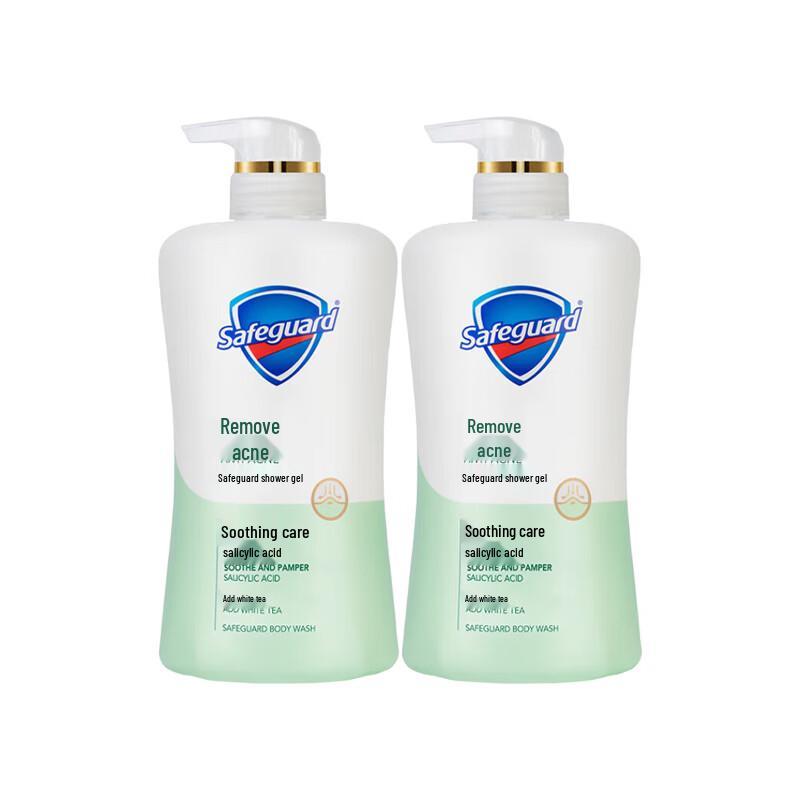 Safeguard White Tea Anti-Acne Body Wash & Facial Cleanser