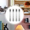 4Pcs Stainless Steel Corner Braces Thickened Right Angle Brackets Furniture Corner Support Heavy Duty Shelf Joint Fasteners