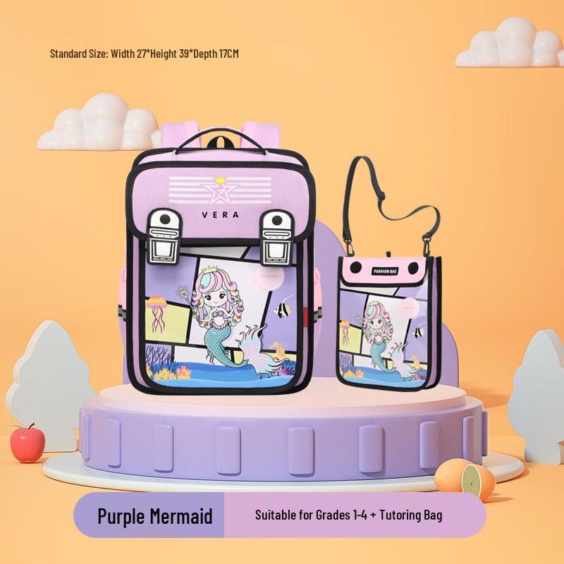 Anime Cartoon Elementary School Backpack Grades 1-4