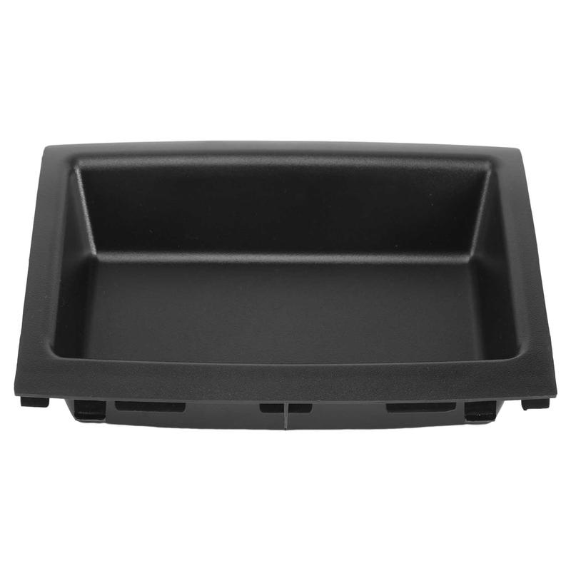 #466S 6Q0858719A Car Centre Console Tray Storage Box Compartment Shelf for- Polo 9N 2002-2008 (black)
