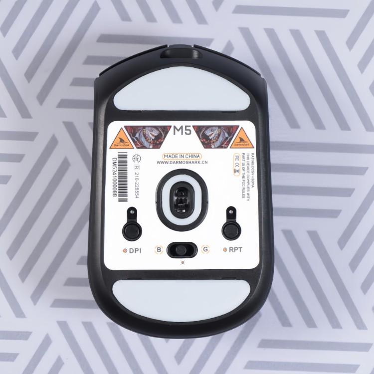 Darmo Shark M5Pro Anti-slip Sweat-absorbing Full Coverage Protective Mouse Stickers