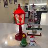 Christmas  Water-filled Telephone Booth Led Flame Lamp Ornamental Oil Lamp Coffee Shop Ktv Scene Decoration Wind Lamp