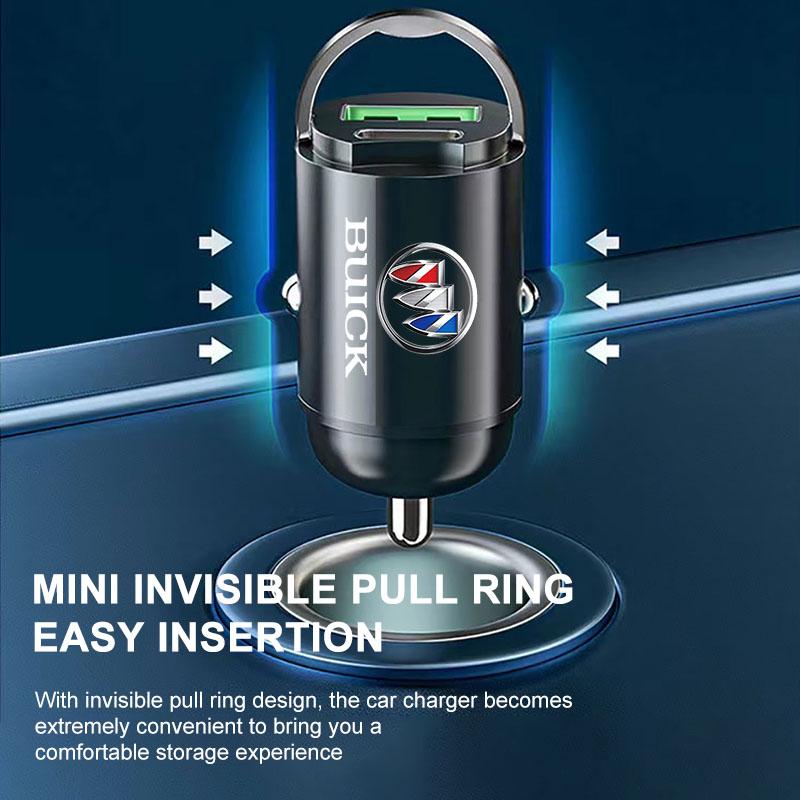 Micro Car Quick Charger Vehicle Cigarette Lighter Convert Plug Car Accessories For Buick Encore Regal Lacrosse Enclave Avenir Cascada Envision Anthem