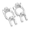 2Pcs Caster Block C Hub Aluminium Alloy High Strength for LOSI Hammer Rey Rock Rey 110 RC Car