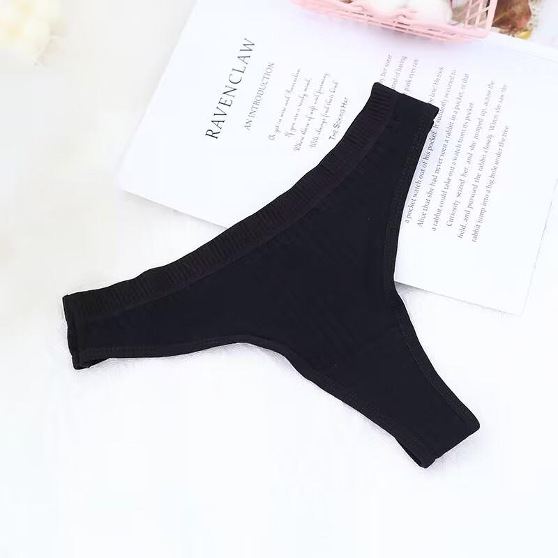 Women Cotton Panties M-XL Comfortable Thongs Underwear Women Bikini Underpants Sexy Low-rise Girl's T-back Panties