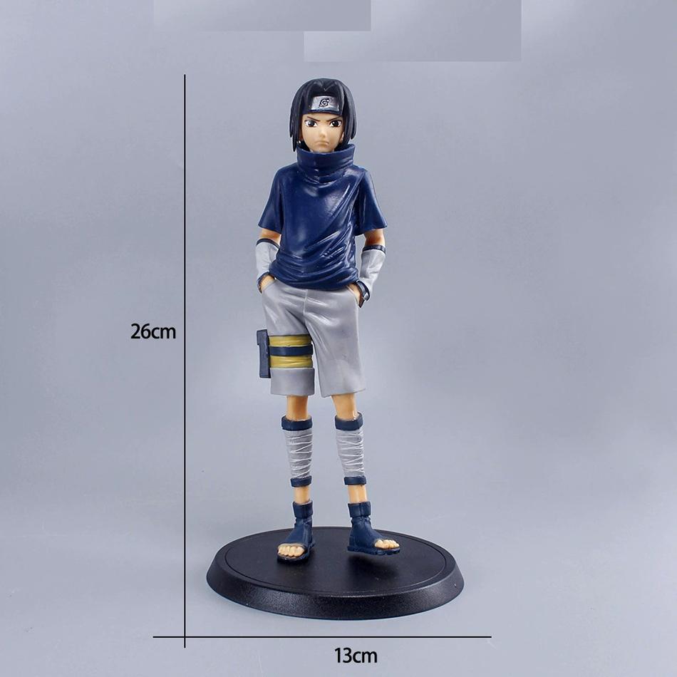 20cm Bandai Naruto Anime Figürü Shippuden Uchiha Sasuke Hatake Kakashi Namikaze Minato Aksiyon Figürü Koleksiyon Model Oyuncaklar Hediyeler