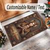 Other Similar Designs Theme Crystal Velvet Rug Personalized Custom Name Text Soft Floor Mat Home Decor