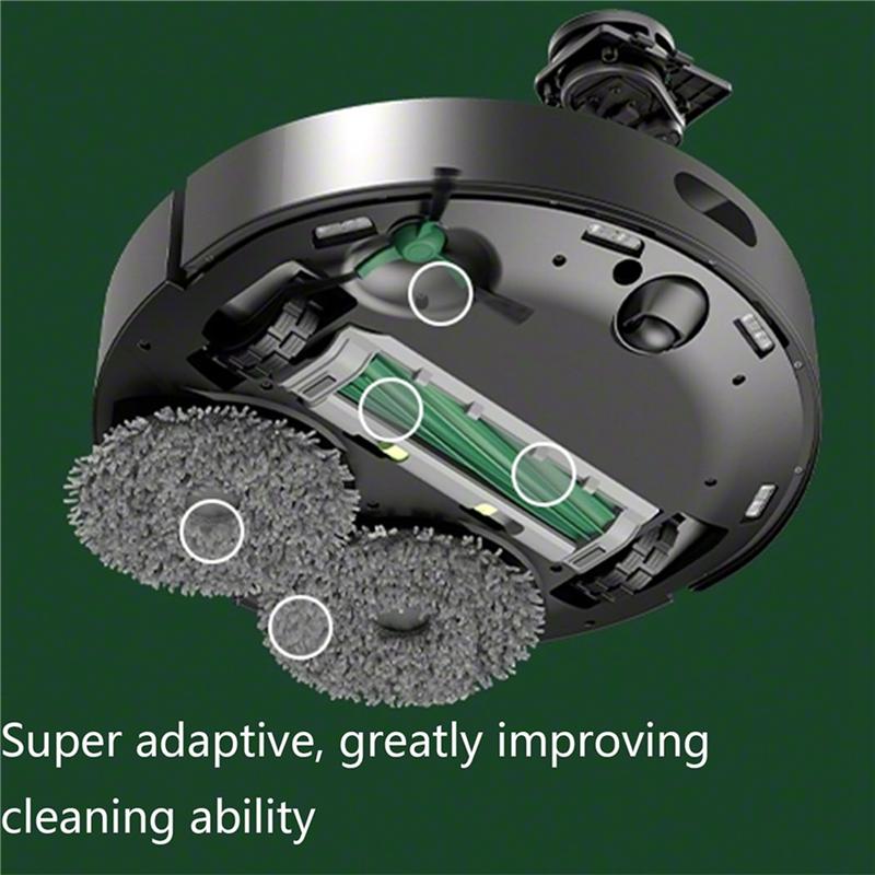 A78E-12PCS Microfiber Mop Cloth For Irobot Roomba Plus 505 Combo/ 405 Combo Vacuum Cleaner Parts Mop Pad