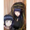 The Last Hyūga Hinata Black Wedding Dress Cosplay Anime Clothing Halloween Costumes For Women Gothic Black Dresses ACGN Party