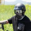 3C Certified Retro Harley Carbon Fiber Motorcycle Helmet, Unisex All-Season Winter Half Helmet