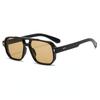 New European and American Retro Double-Beam Men's Square Sunglasses - Fashionable for Driving and Business