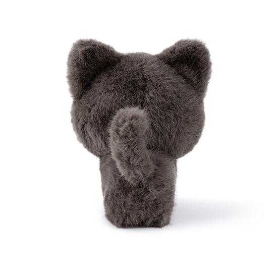 Cute Little Kitten Plush Toy Siamese & Calico Cat Stuffed Animal with Big Eyes Soft PP Cotton Doll Birthday Gift for Cat Lovers