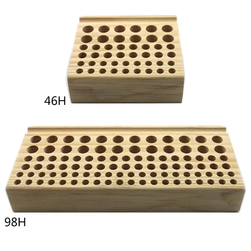 Wooden Leathercraft Tools Rack Stand Leather Craft Tools DIY Storage Rack Holder Storage Organizer Punching Tools