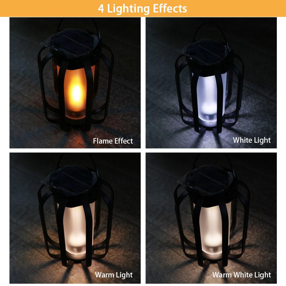 Solar Powered Solar Lanterns With Tripod Outdoor Hanging Lights Portable Landscape Lamp  Outdoor