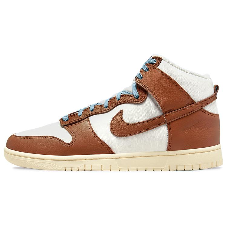 New Nike Dunk High Prm Vintage Pecan Sail DQ8800-200
