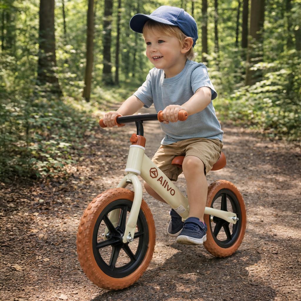 [PACZB] Allvo 12" Children's Balance Bike Beige ALV-U896N