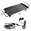 (XL(67x29.5x8.5cm)) Electric Teppanyaki Table Top Non-Stick Plates BBQ Grill
