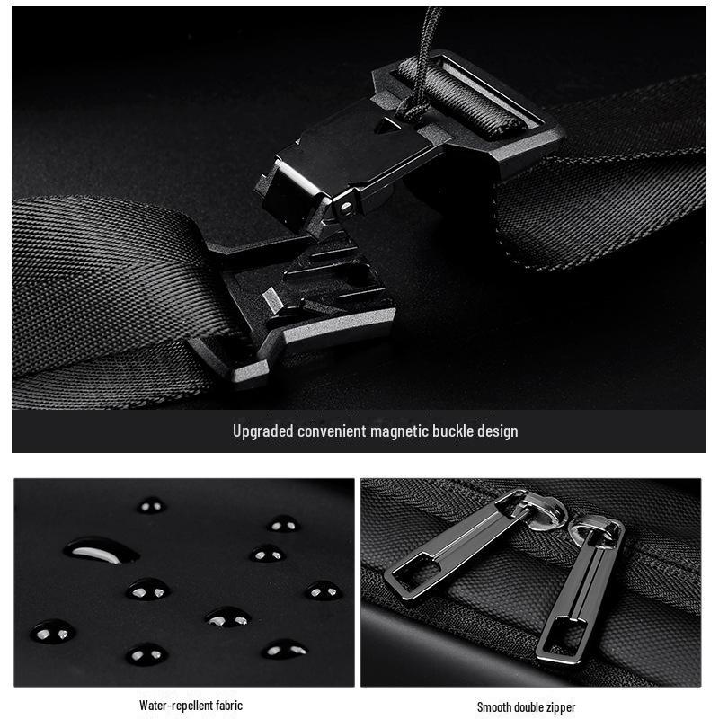 Men's Functional Cycling Chest Bag: Casual Messenger for Phone, Keys & More