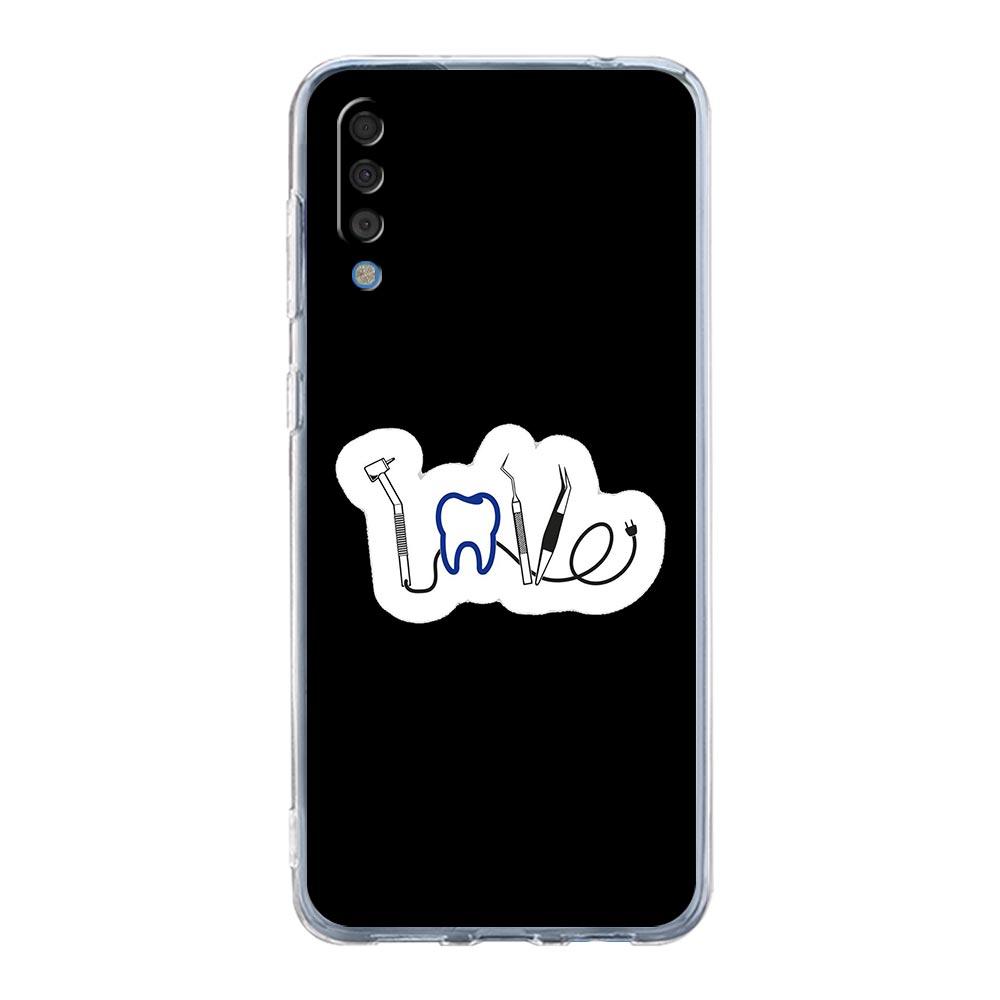 Dentist Dental Dent Tooth Cute Case For Samsung A54 A52 A50 A70 A40 A20S A20E A12 A14 A16 A22 A24 A42 A34 A32 5G A04s A06 Cover