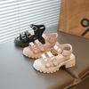 Sandali Romani Chunky per Bambine con Cinturini a Fibbia Nuovi Sandali Estivi da Spiaggia per Bambini Suola Morbida Scarpe Classiche Chic Boho