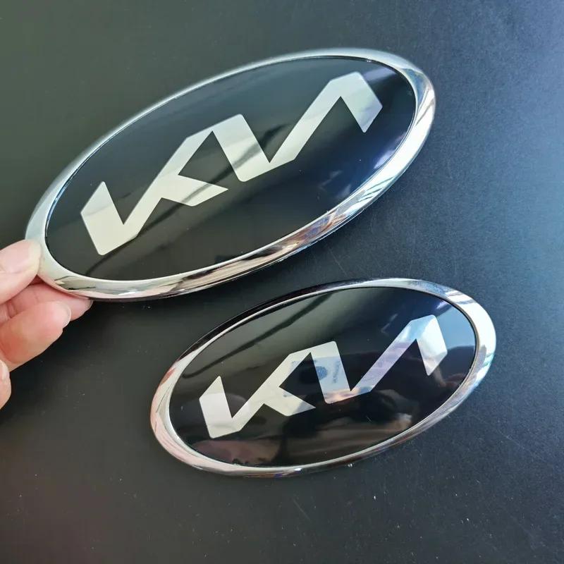 Car Front Bonnet Emblem for KIA Sorento RIO Senda Sportage KX7 KX3 KX5 Forte Seltos Optima Niro Soul Ceed Trunk Badge Stickers