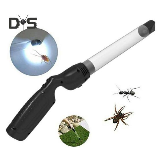 Kabellose Vakuum-Insektenfalle, Schädlingsbekämpfer, tragbar, einfach zu bedienen, batteriebetrieben, für den Innen- und Außenbereich, Hand-Spinnen-Insektenfallen-Fänger