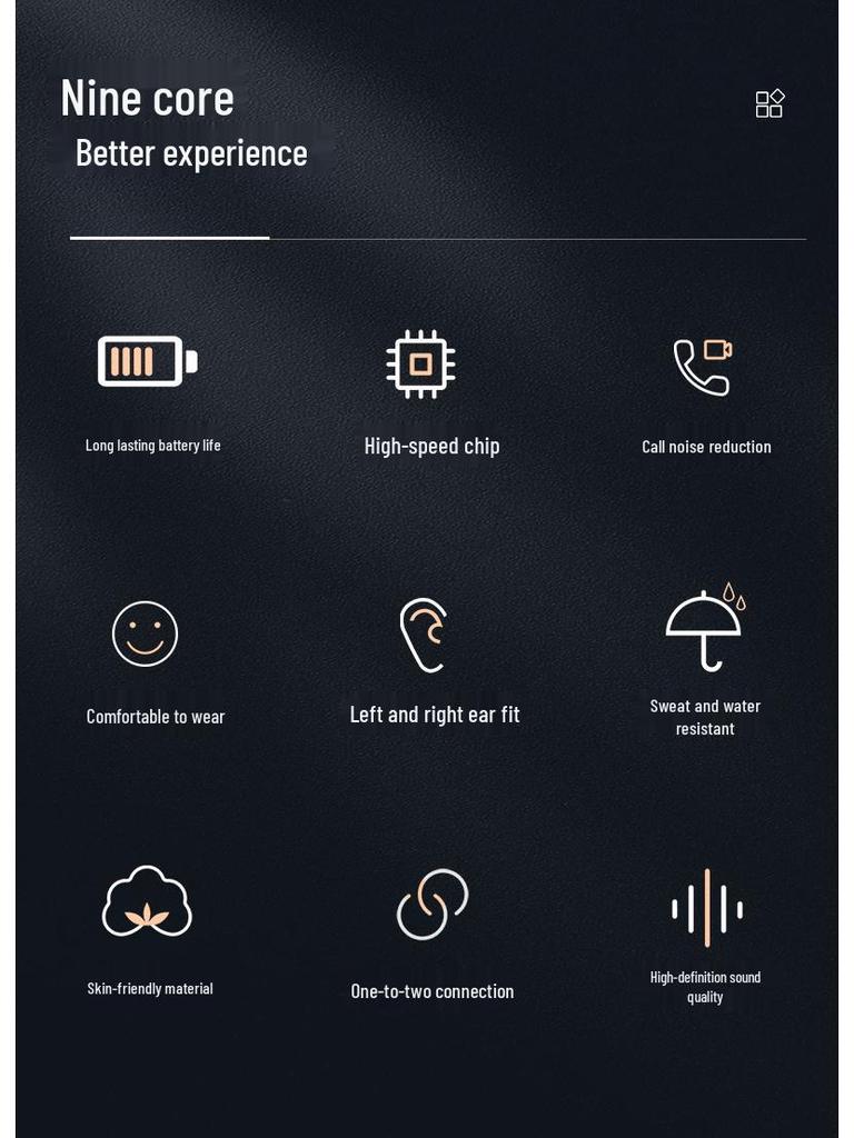 Qualcomm K3 Noise-Canceling Bluetooth Ear Hook: Long Battery Life for Business Calls
