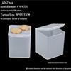 Transparent Small Square Plastic Box for Earphones, Jewelry, Beads, and Small Parts Storage (24-85)