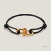 MOONLIGHT Classic Adjustable U-Shape Charm Bracelets for Women High Quality Silk Rope Bracelet Female Jewelry Gifts