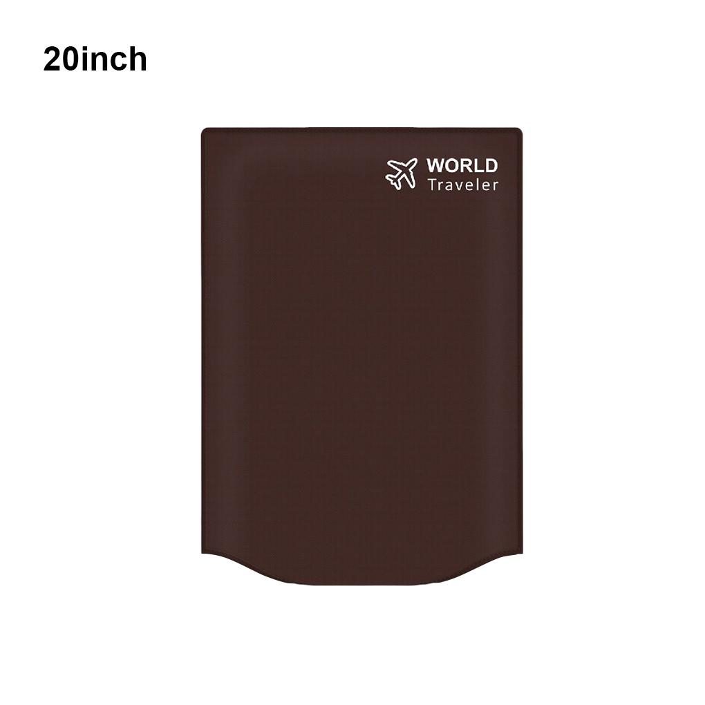 Vlies-Reisegepäckabdeckung, staubdicht, stilvoll, Aufklebertyp, abnehmbar, ple-Stil, Kofferschutz