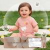 Baby reiner Baumwoll Sommer Kurzarm Zweiteiler Set