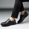 Men's Shoes Spring and Autumn New Leather Shoes Men's Leather Medium Men's Business and Leisure Middle-aged Dad Leather Shoes