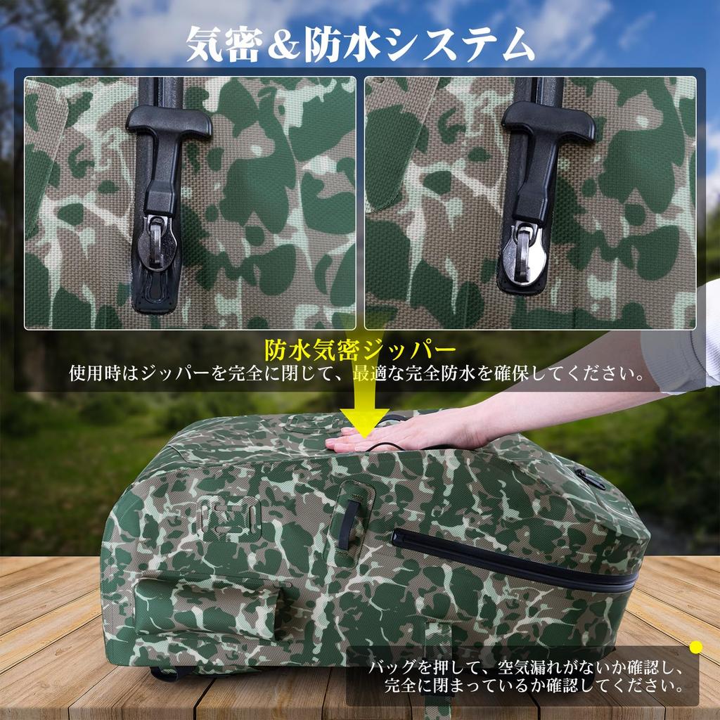 Angel 1680D 25L Groß Vollständig Ausrüstung für Bach Outdoor Kompakt [Goture] Rucksack, Hohe Dichte TPU, Kapazität, Wasserdicht, Leicht, Aufbewahrung,