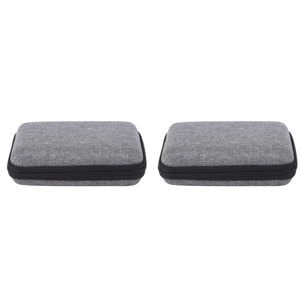 

- Hard Disk Bag Small Earphone Carrying Case Data Cable Bags Mini Tech Gadget Ca