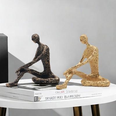 Modern Resin Abstract Characters Home Decoration Crafts Desktop Ornaments Office Commemorative Gift Gifts