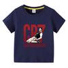New Arrival Kids Boys CR7 Printed TShirt 100 Cotton Short Sleeve Breathable Lightweight Boys Sports Casual Basic Tee