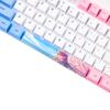 118 teclas/conjunto OEM Perfil Azul Girlish Keycap para teclado mecânico PBT Sublimação de tinta para chave Melhor presente para
