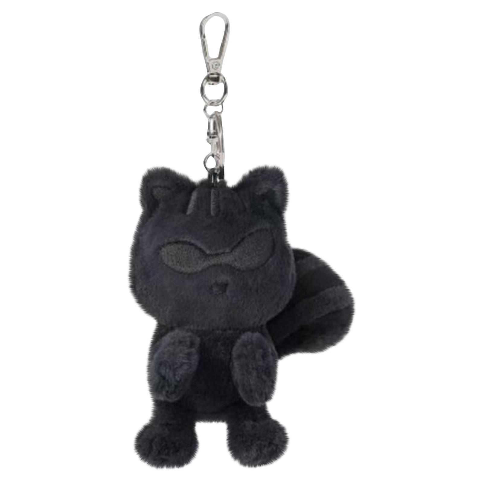 

Бадминтон плюшевый кулон милый новый милый милый брелок милый бадминтон Moe Moe плюшевая игрушка кулон кукла друг подарок One Size чёрный