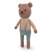 Brinquedo de Pelúcia Elefante de Tricô Para Bebê Conforto Presente Para Crianças