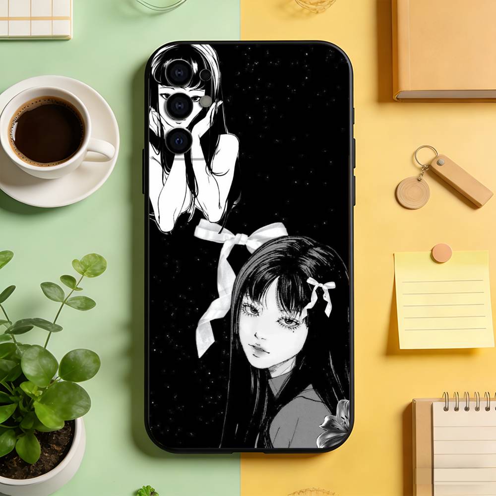 Tomie Kawakami  Phone Case Black Silicone Soft For Samsung S25,S24,S21,S22,S23,S30,Ultra,S20,Plus,Fe,Lite