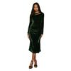 Principles Womens/Ladies Velvet Asymmetric Cut Out Midaxi Dress