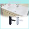Contemporary Black Bathroom Sink Faucet With Ceramic Disc Valve For Efficient Use