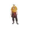 Nike Logo Print Crew Neck Short Sleeve T-Shirt Men Tops Yellow DR7756-727